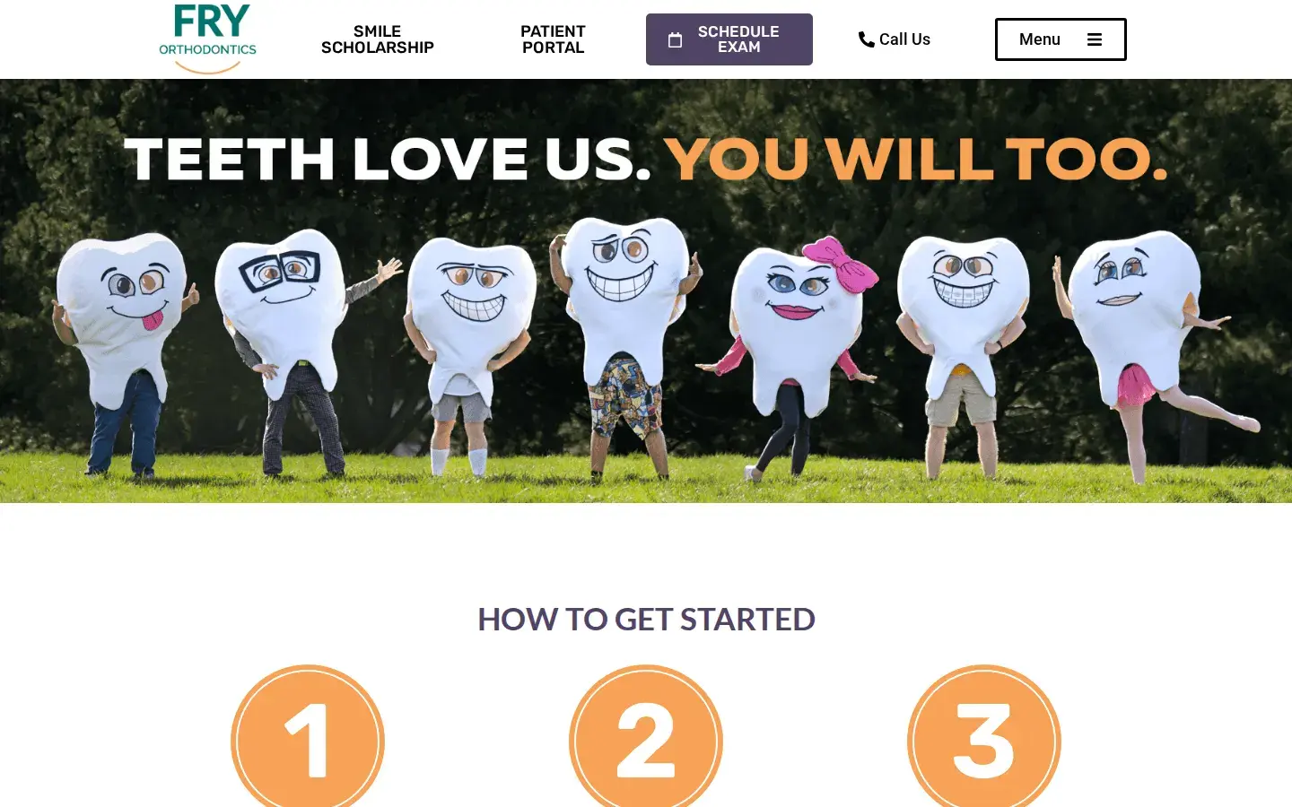 Homepage preview of Fry Orthodontic Specialists