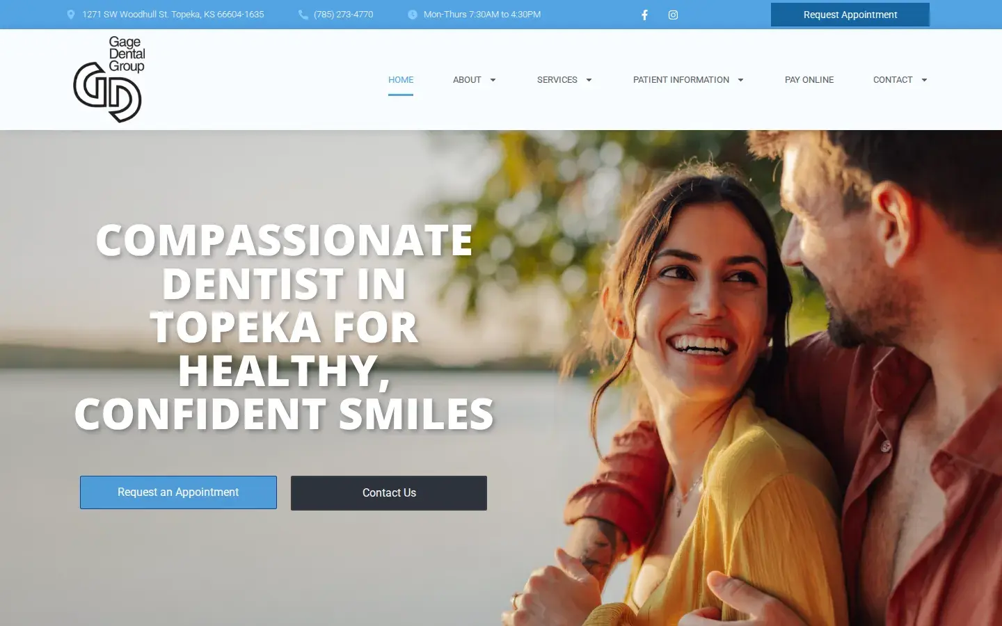 Homepage preview of Gage Center Dental Group