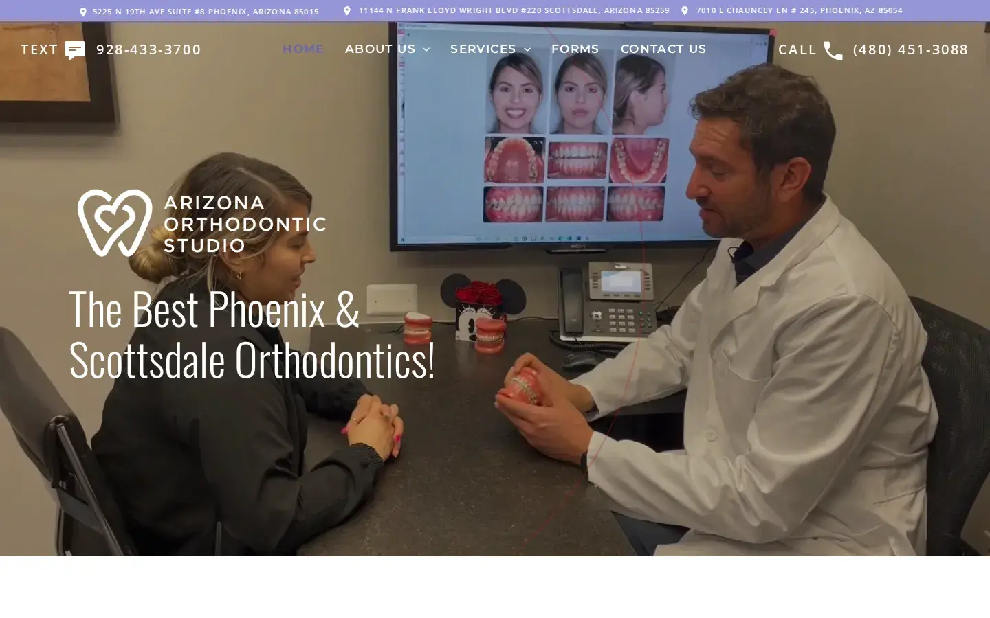 Homepage preview of Galati Orthodontics