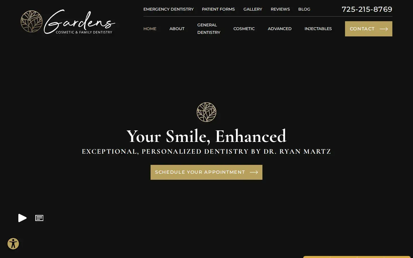 Homepage preview of Gardens Cosmetic & Family Dentistry