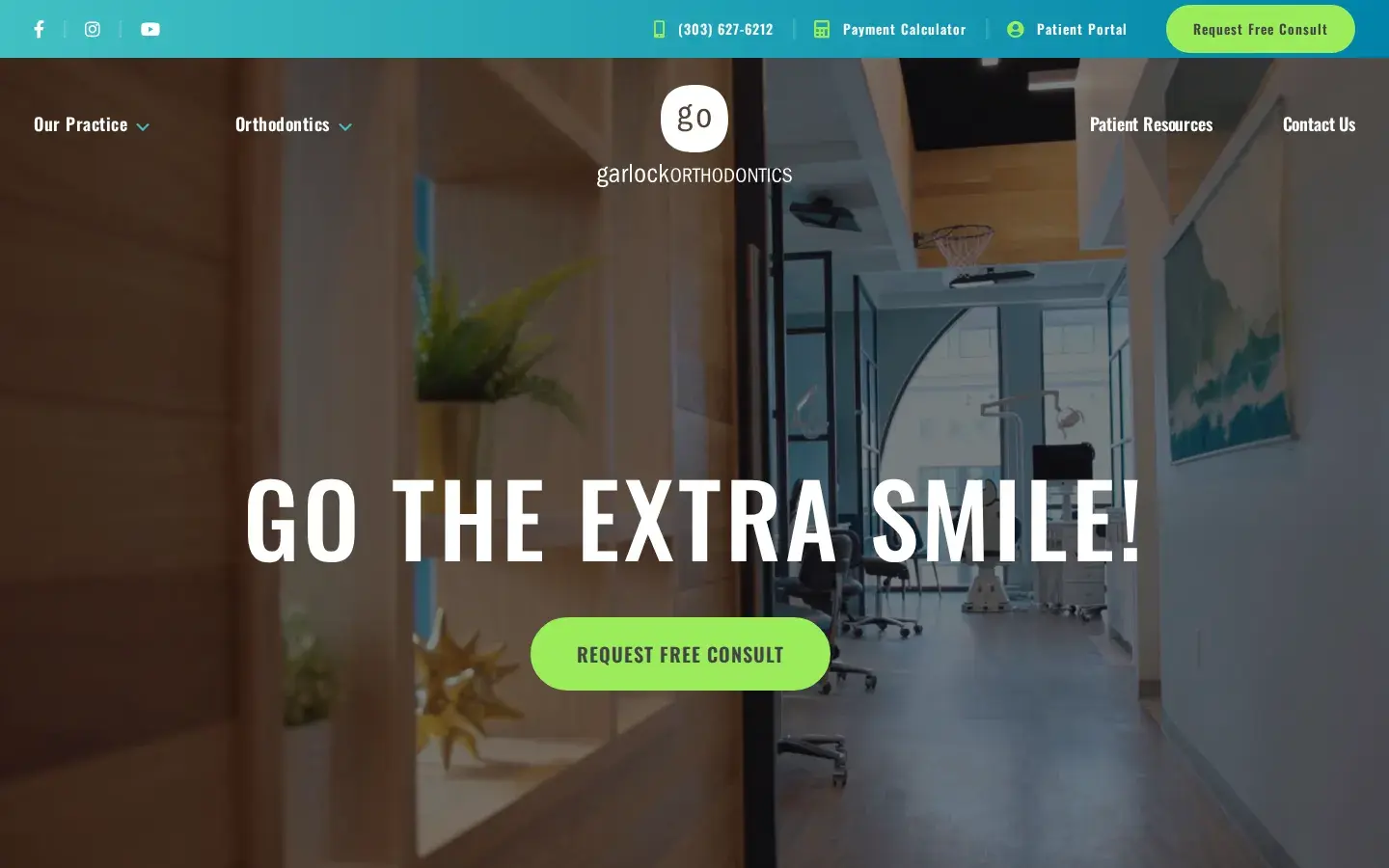 Homepage preview of Garlock Orthodontics