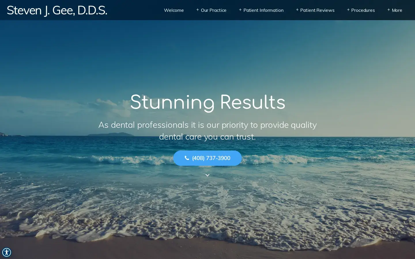 Homepage preview of Gee, Steven J DDS