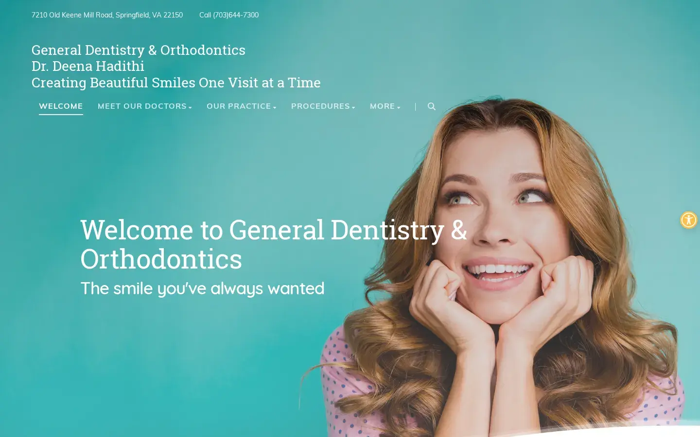 Homepage preview of General Dentistry & Orthodontics