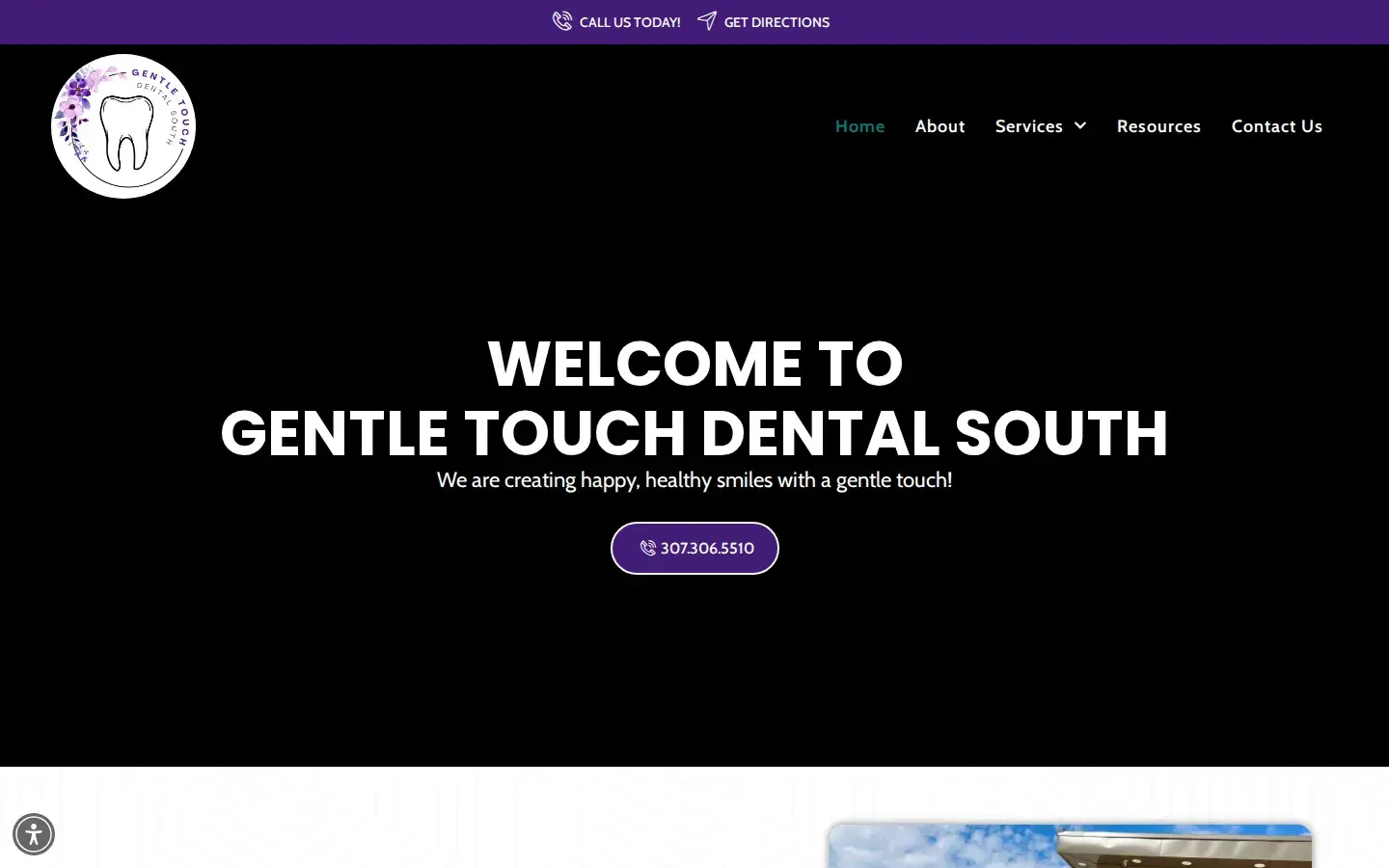 Homepage preview of Gentle Touch Dental