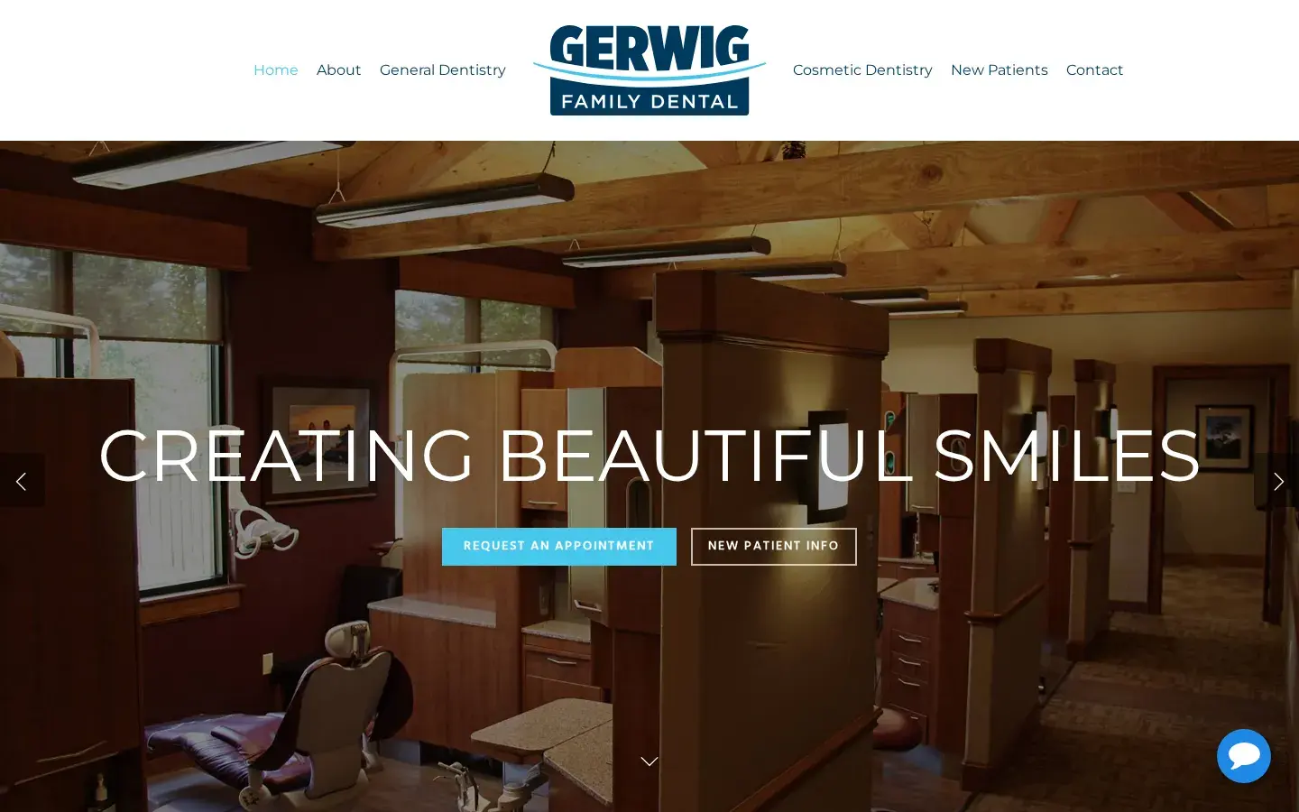 Homepage preview of Gerwig Family Dental