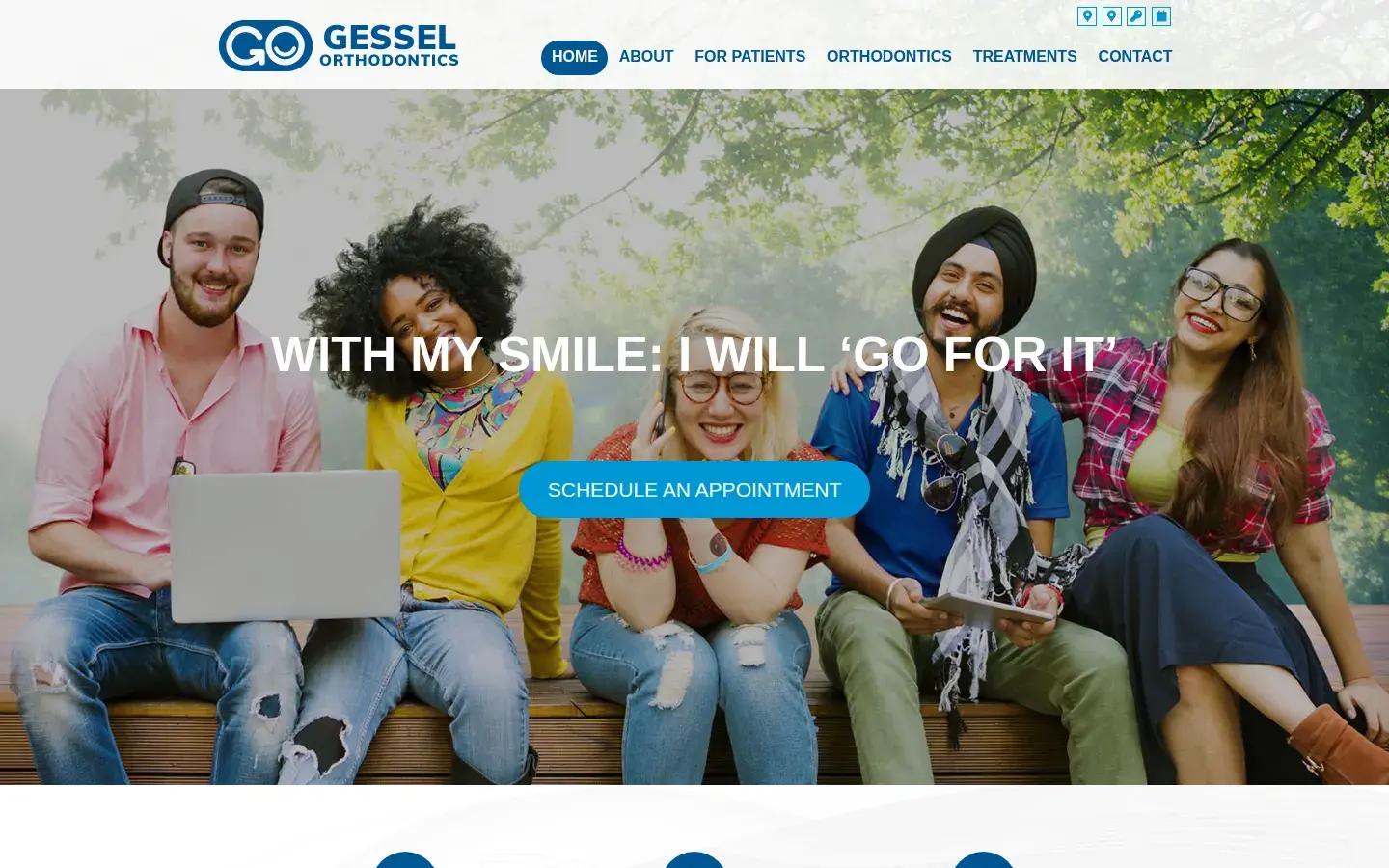 Homepage preview of Gessel Orthodontics