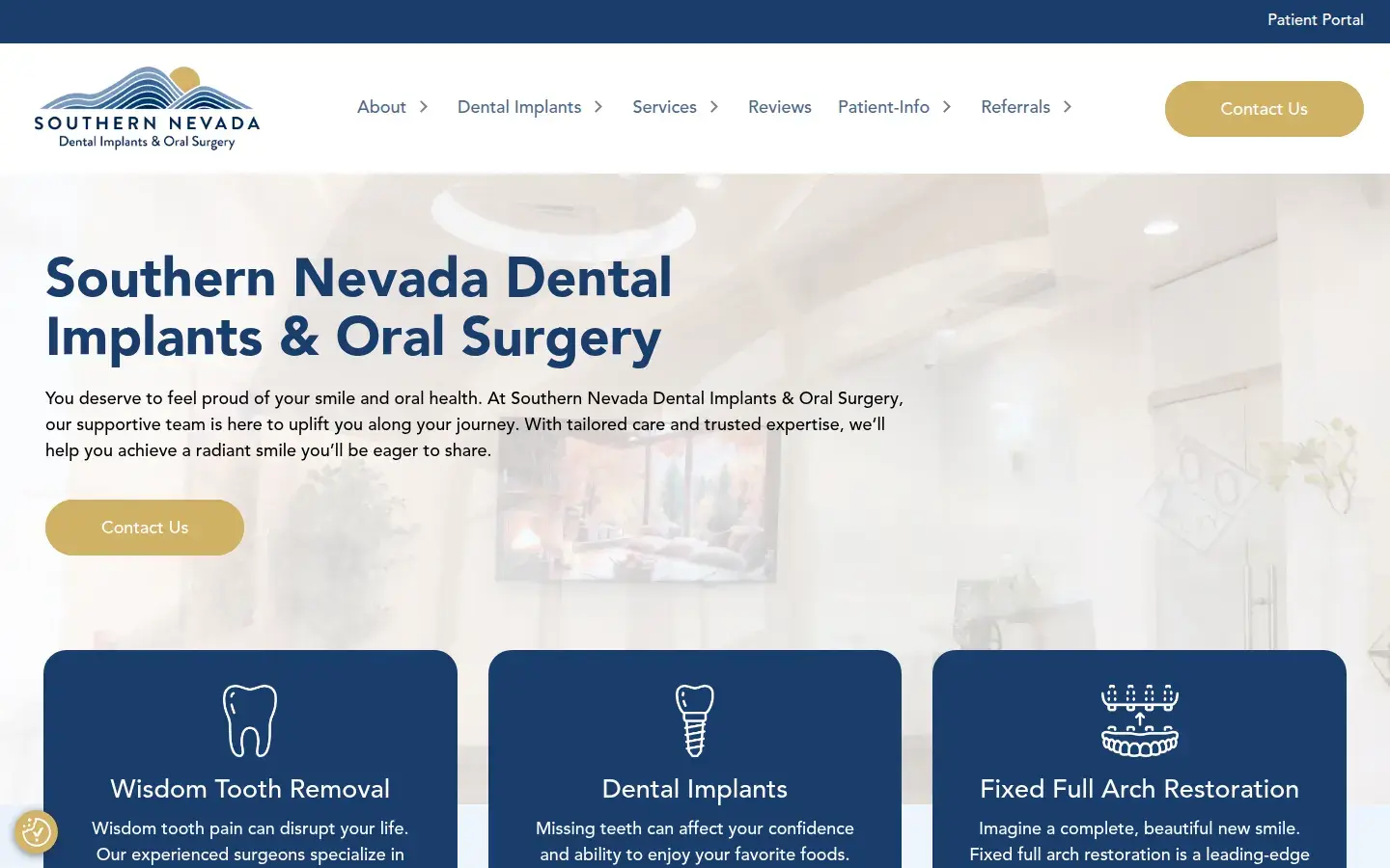 Homepage preview of Gibson and Leavitt Oral & Maxillofacial & Implant Surgery