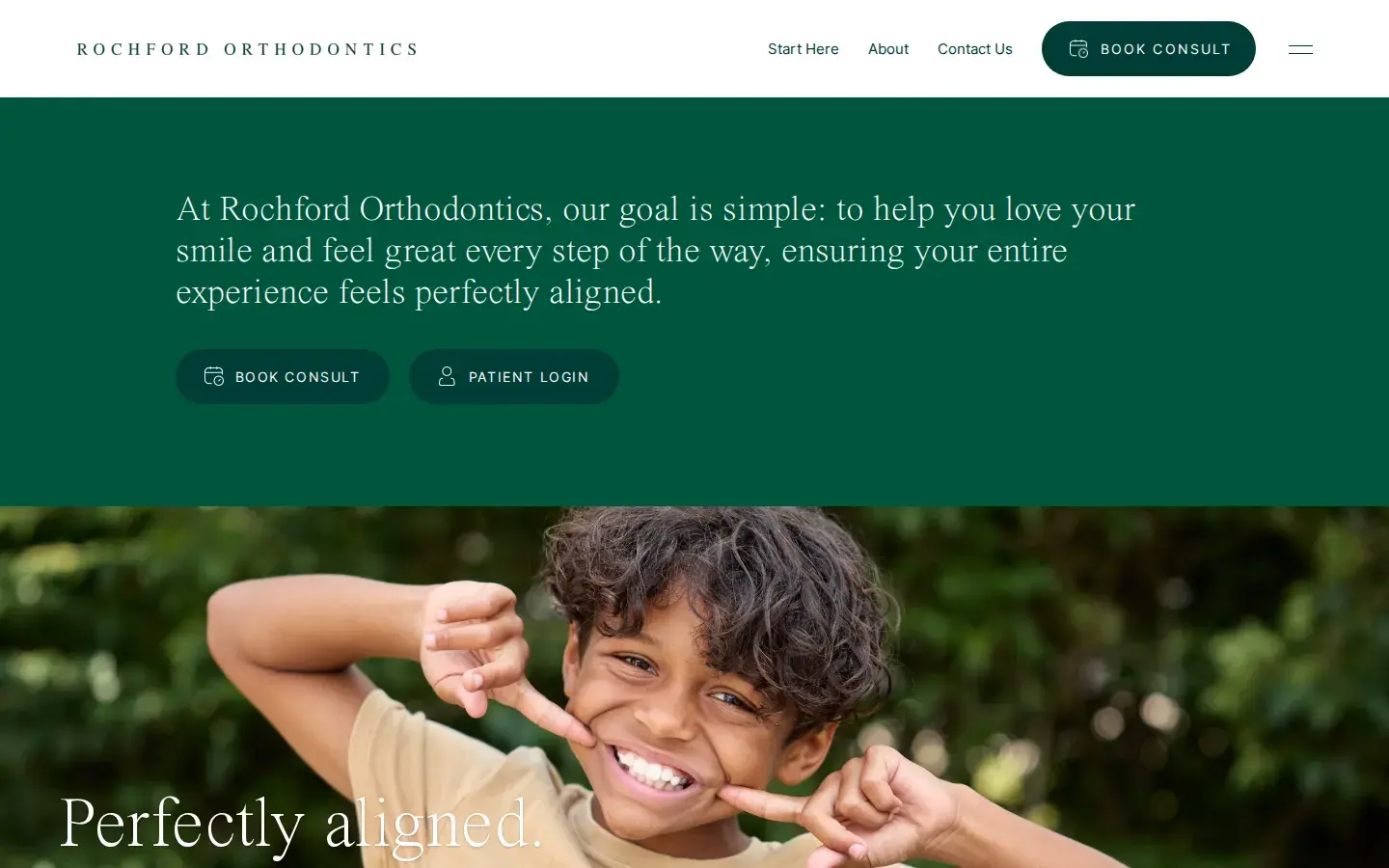 Homepage preview of Glander Rochford Orthodontics