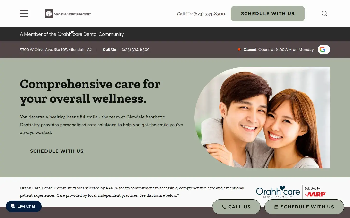 Homepage preview of Glendale Aesthetic Dentistry