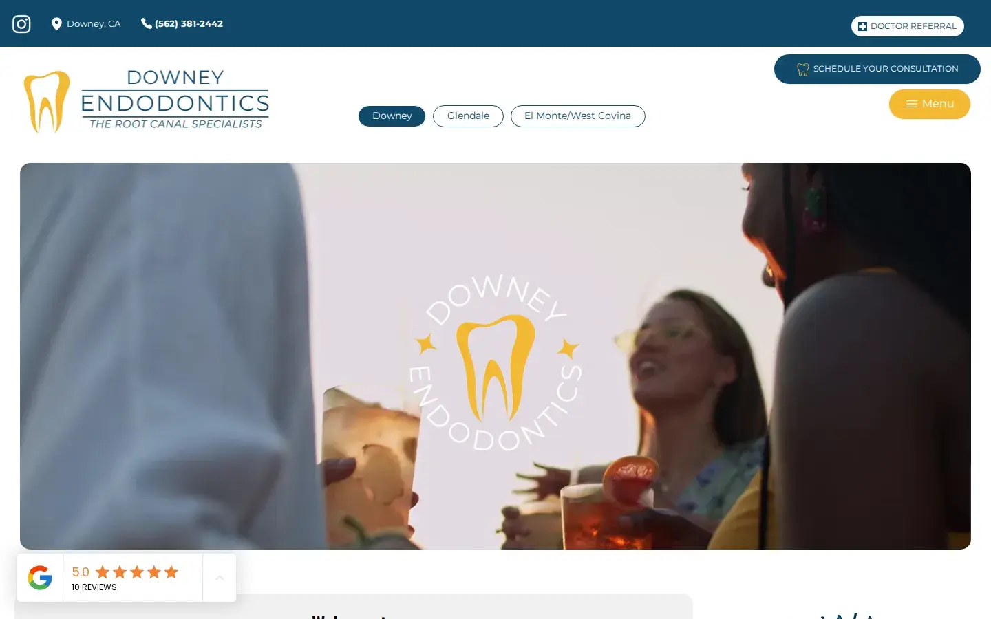 Homepage preview of Glendale Endodontics
