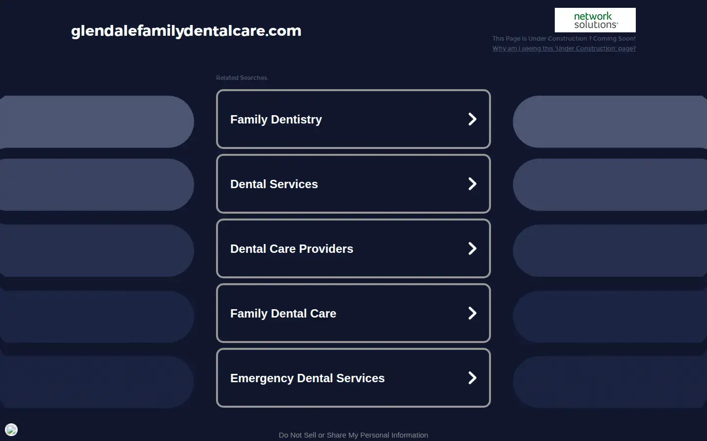 Homepage preview of Glendale Family Dental Care