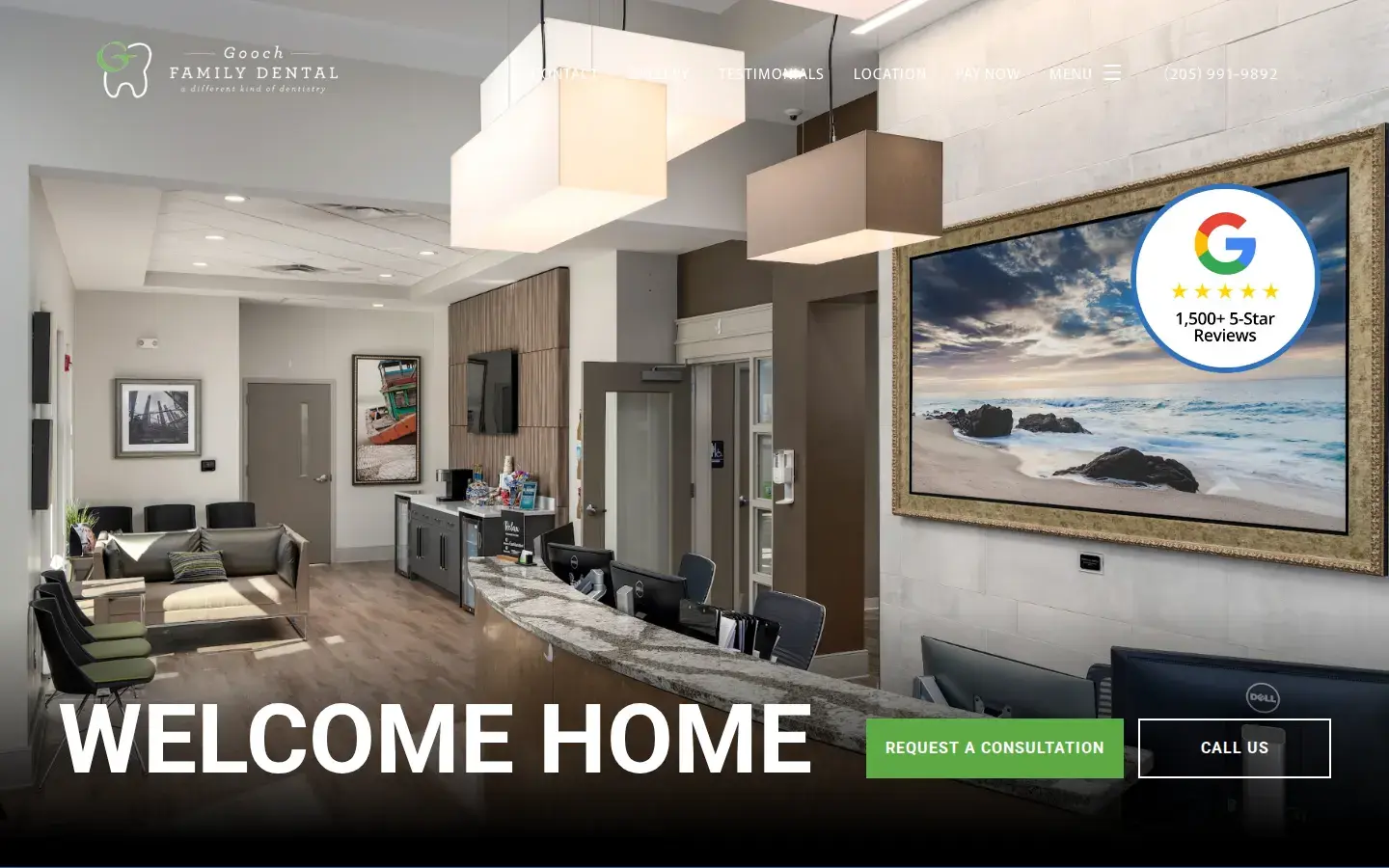 Homepage preview of Gooch Family Dental