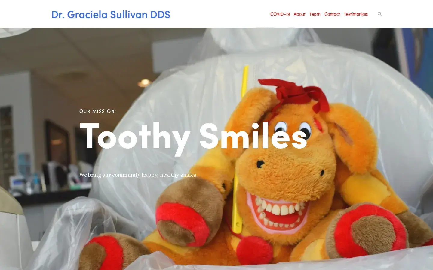 Homepage preview of Graciela Sullivan DDS Pediatric Dentist