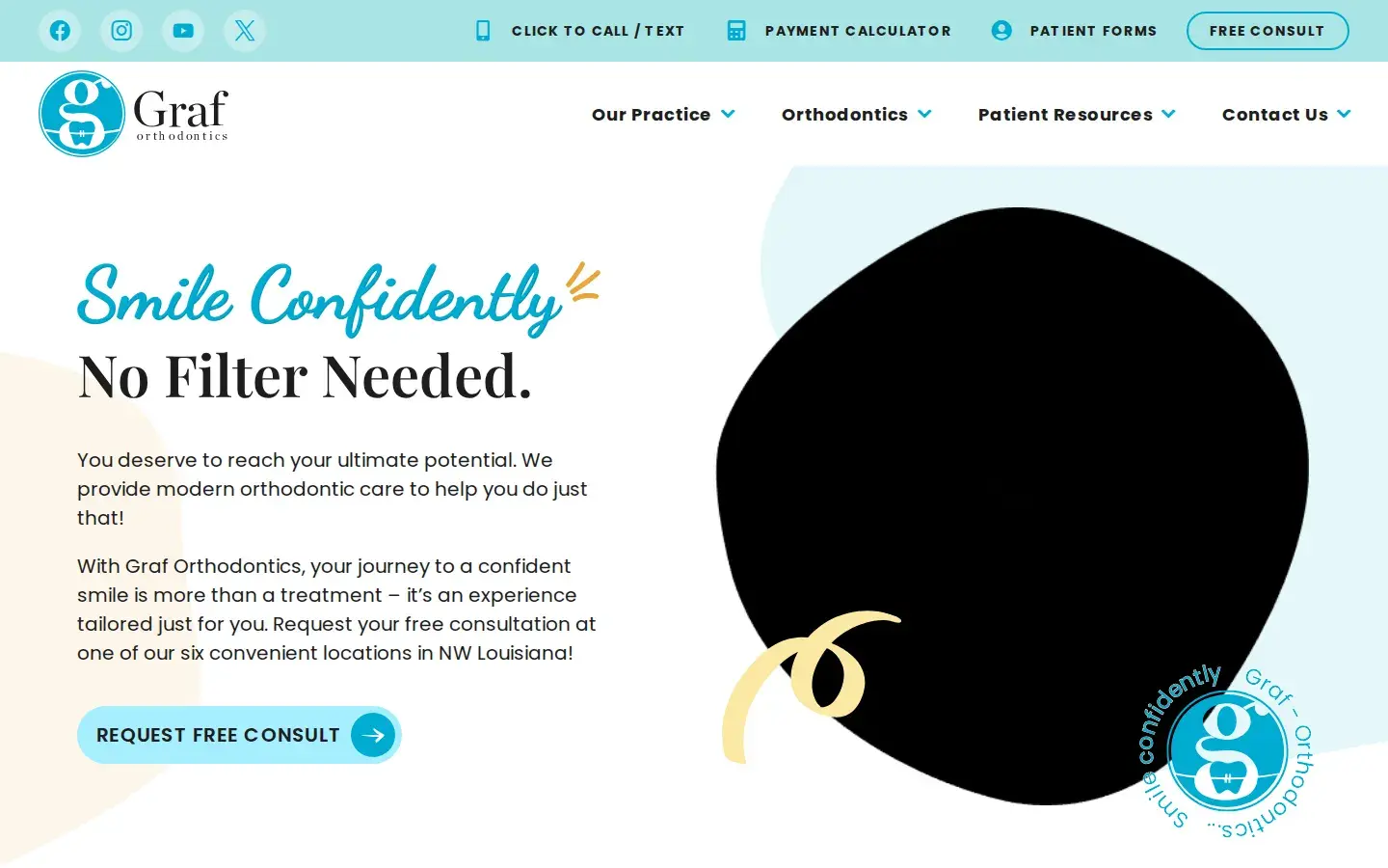 Homepage preview of Graf Orthodontics
