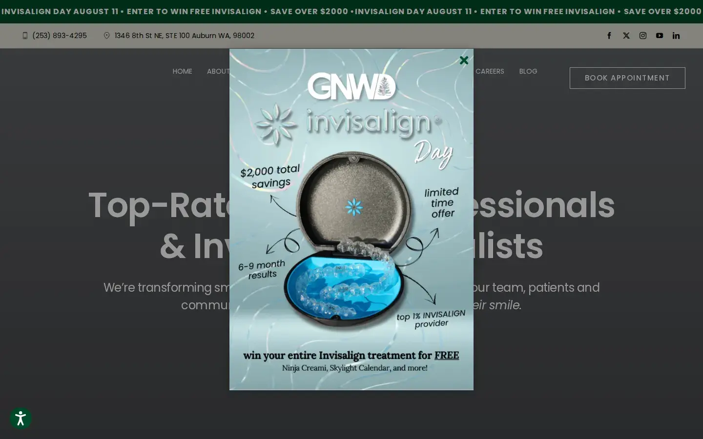 Homepage preview of Great Northwest Dental