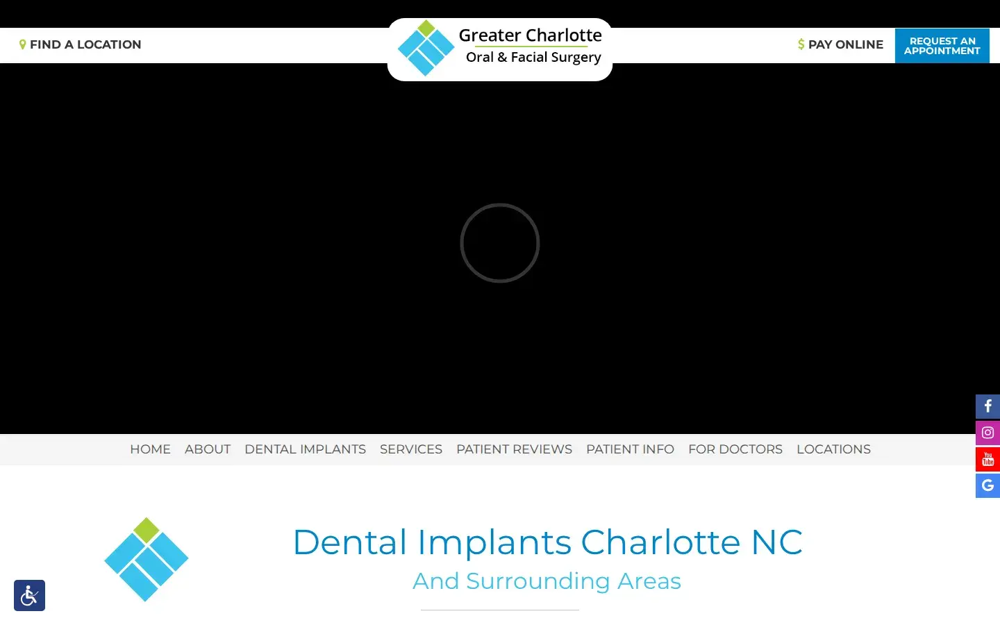 Homepage preview of Greater Charlotte Oral & Facial Surgery