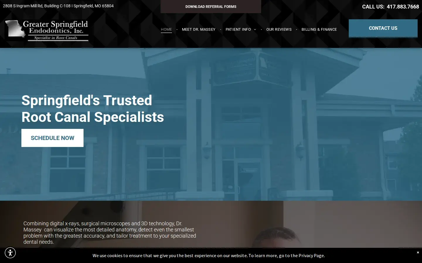 Homepage preview of Greater Springfield Endodontics