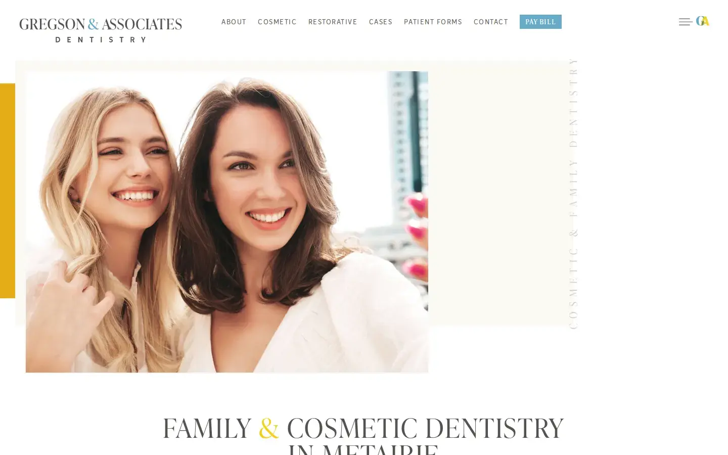 Homepage preview of Green Gregson Family Dentistry