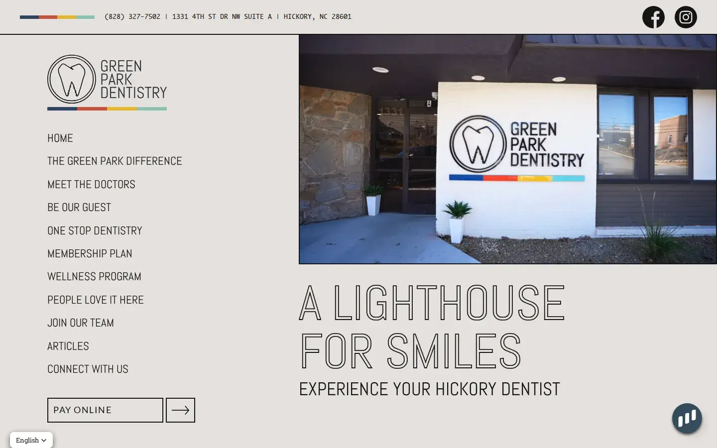 Homepage preview of Green Park Dentistry