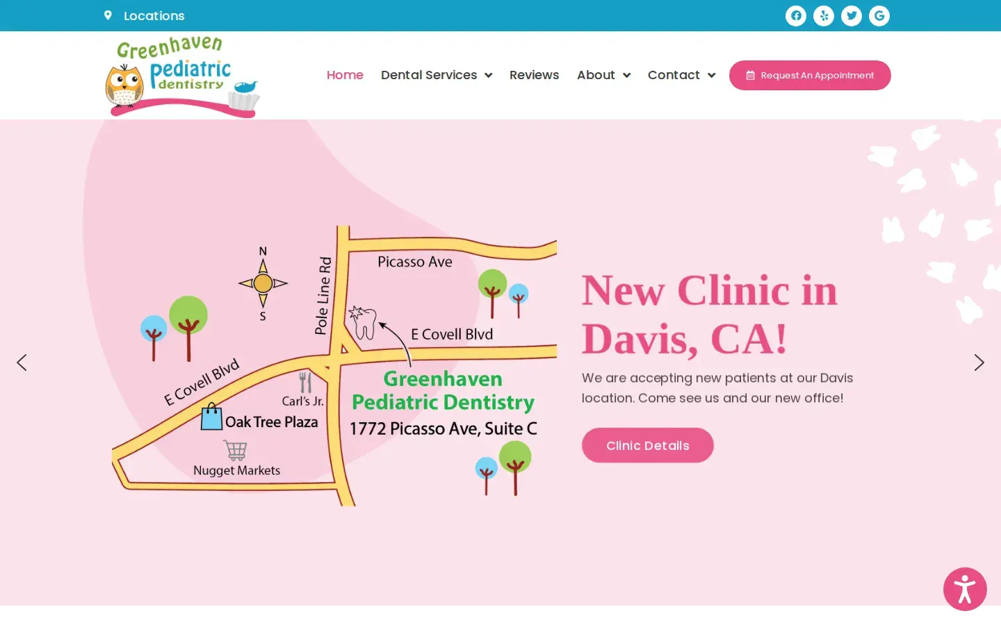 Homepage preview of Greenhaven Pediatric Dentistry – Brenda Ho