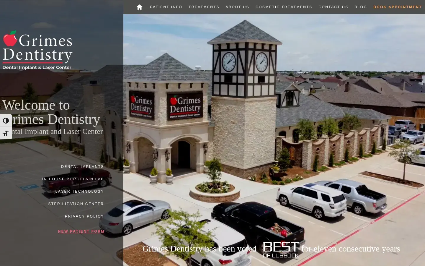 Homepage preview of Grimes Dentistry