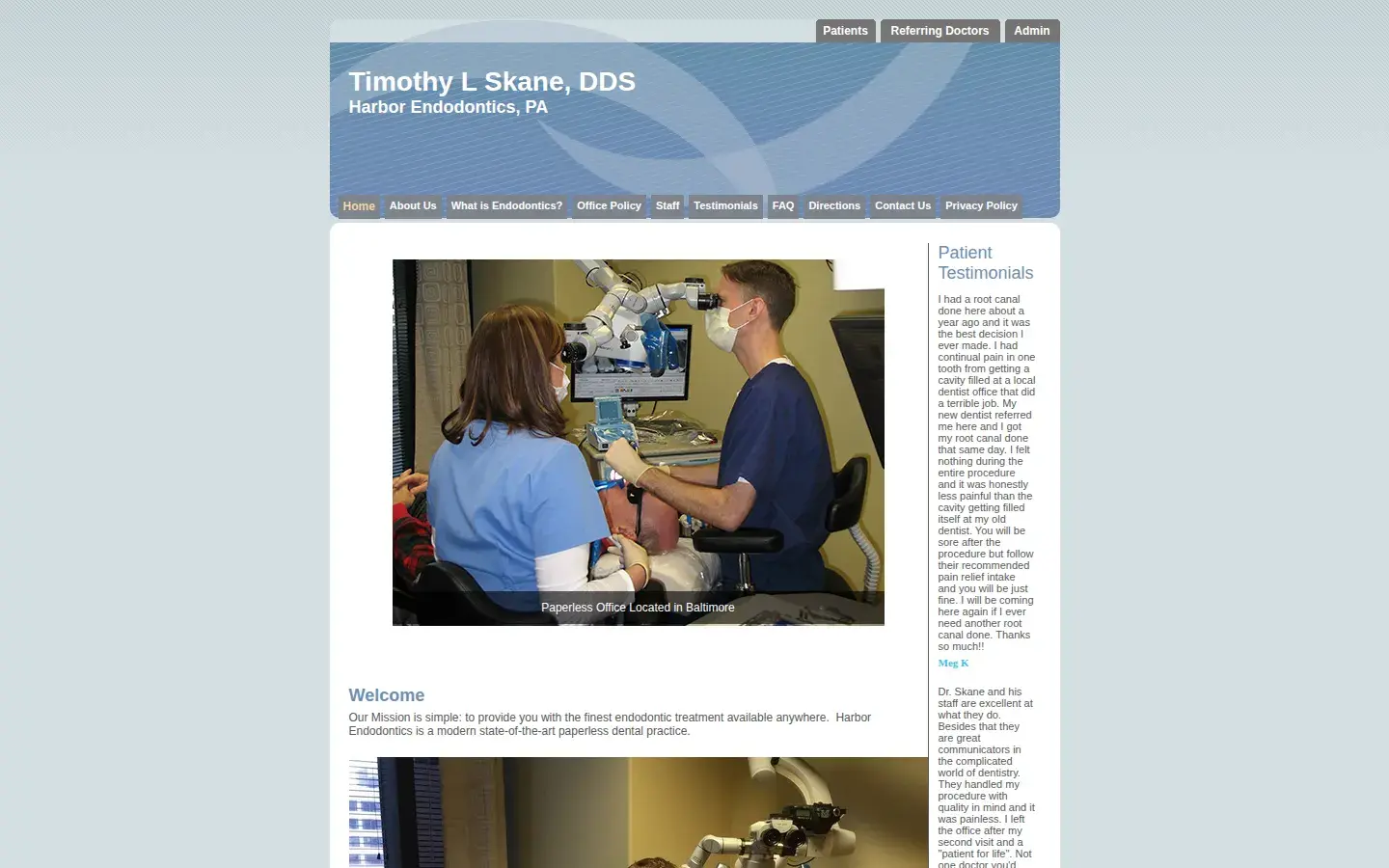 Homepage preview of Harbor Endodontics PA