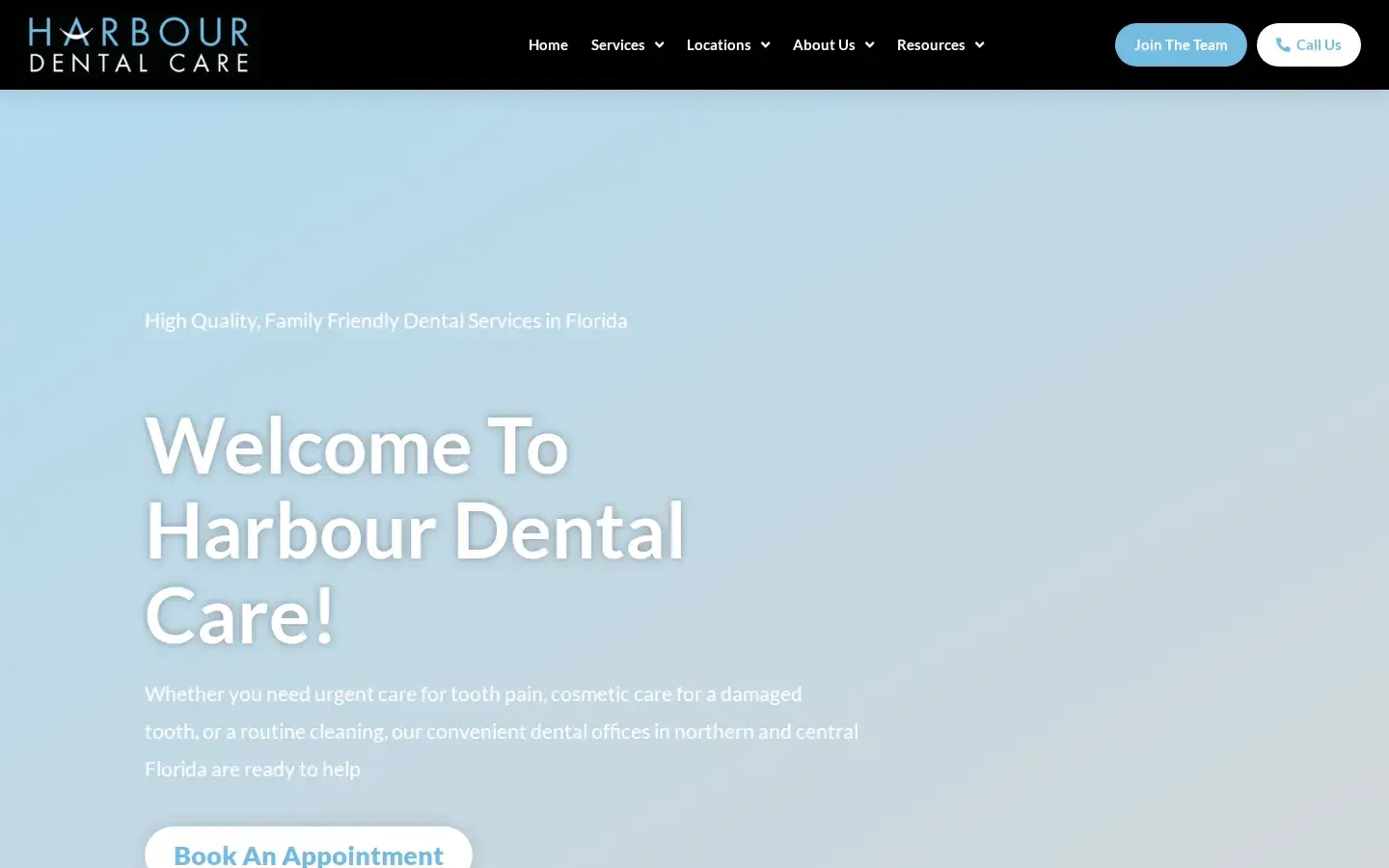 Homepage preview of Harbour Dental Care – Jacksonville