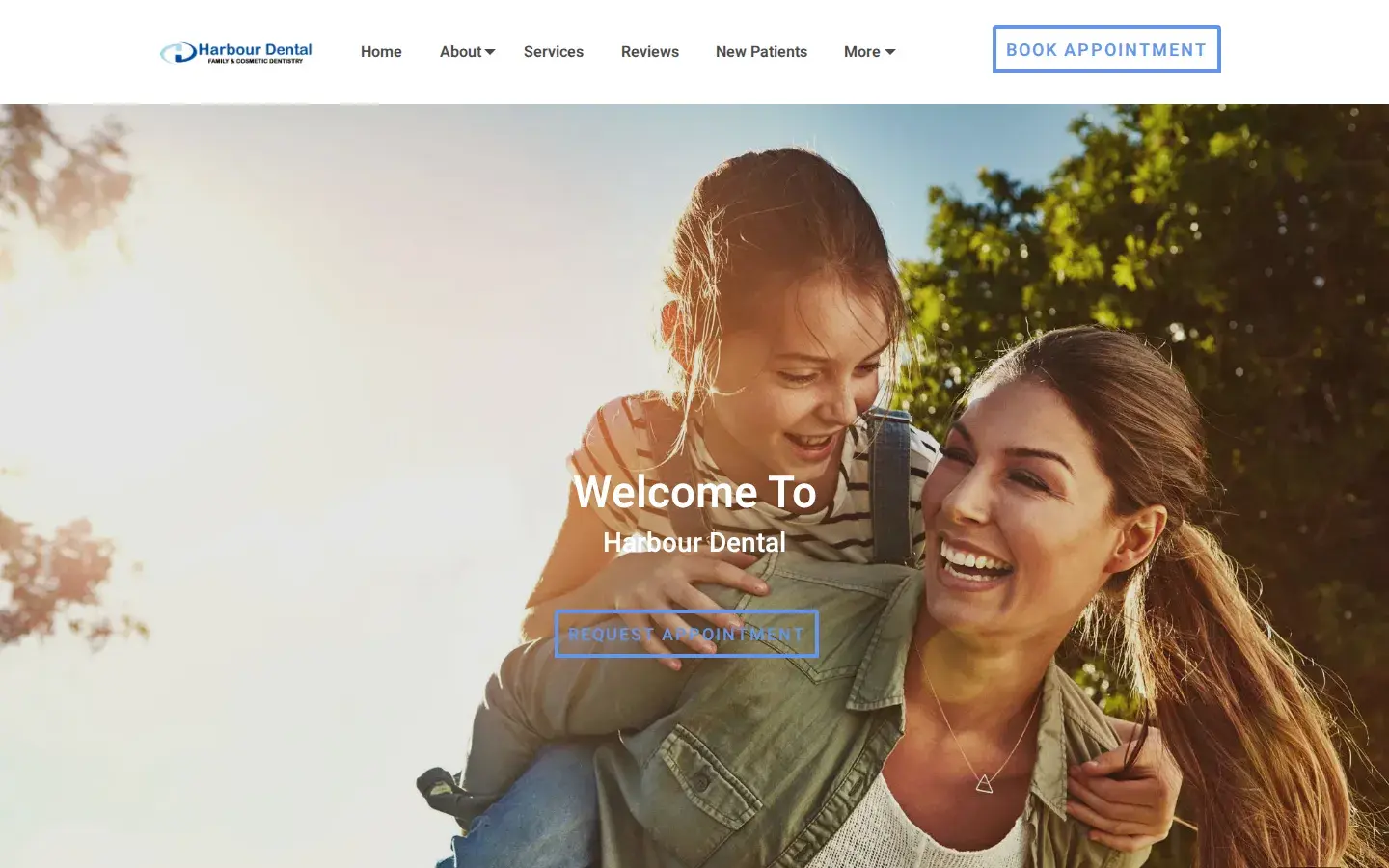 Homepage preview of Harbour Dental Family & Cosmetic Dentistry