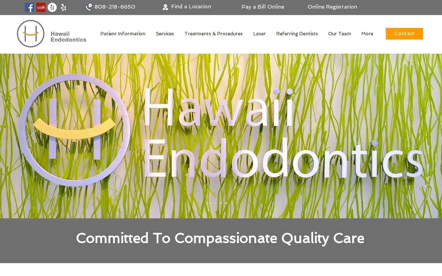 Homepage preview of Hawaii Endodontics LLC
