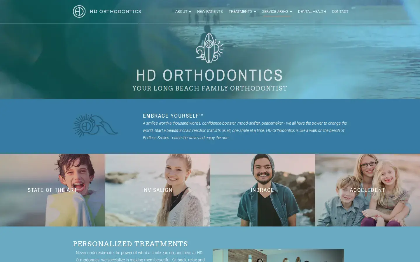 Homepage preview of HD Orthodontics