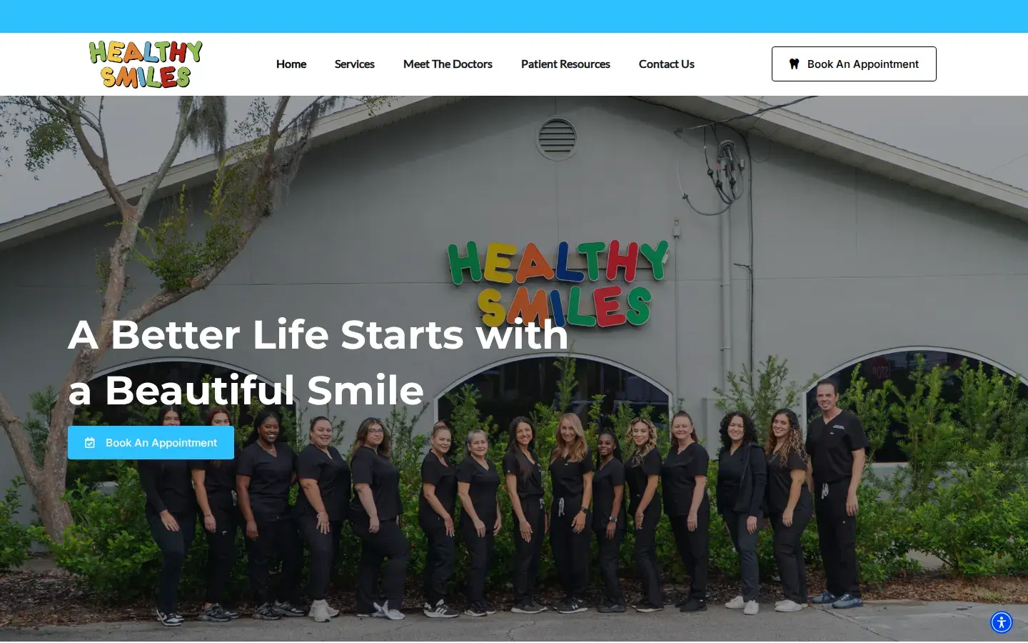 Homepage preview of Healthy Smiles