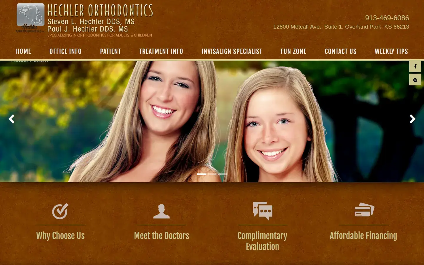 Homepage preview of Hechler Orthodontics