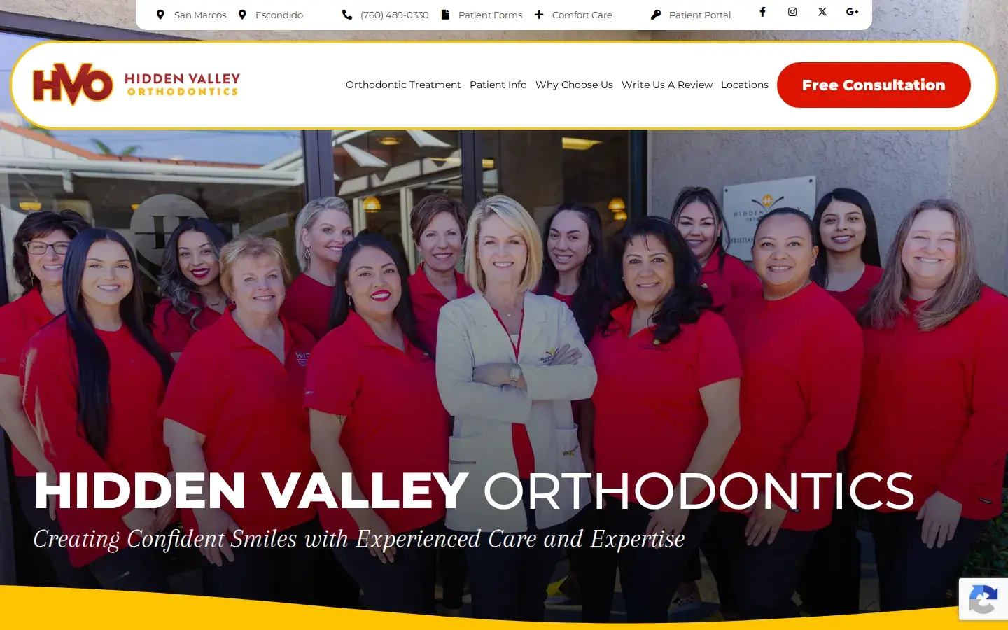 Homepage preview of Hidden Valley Orthodontics: Fortney Christian M DDS