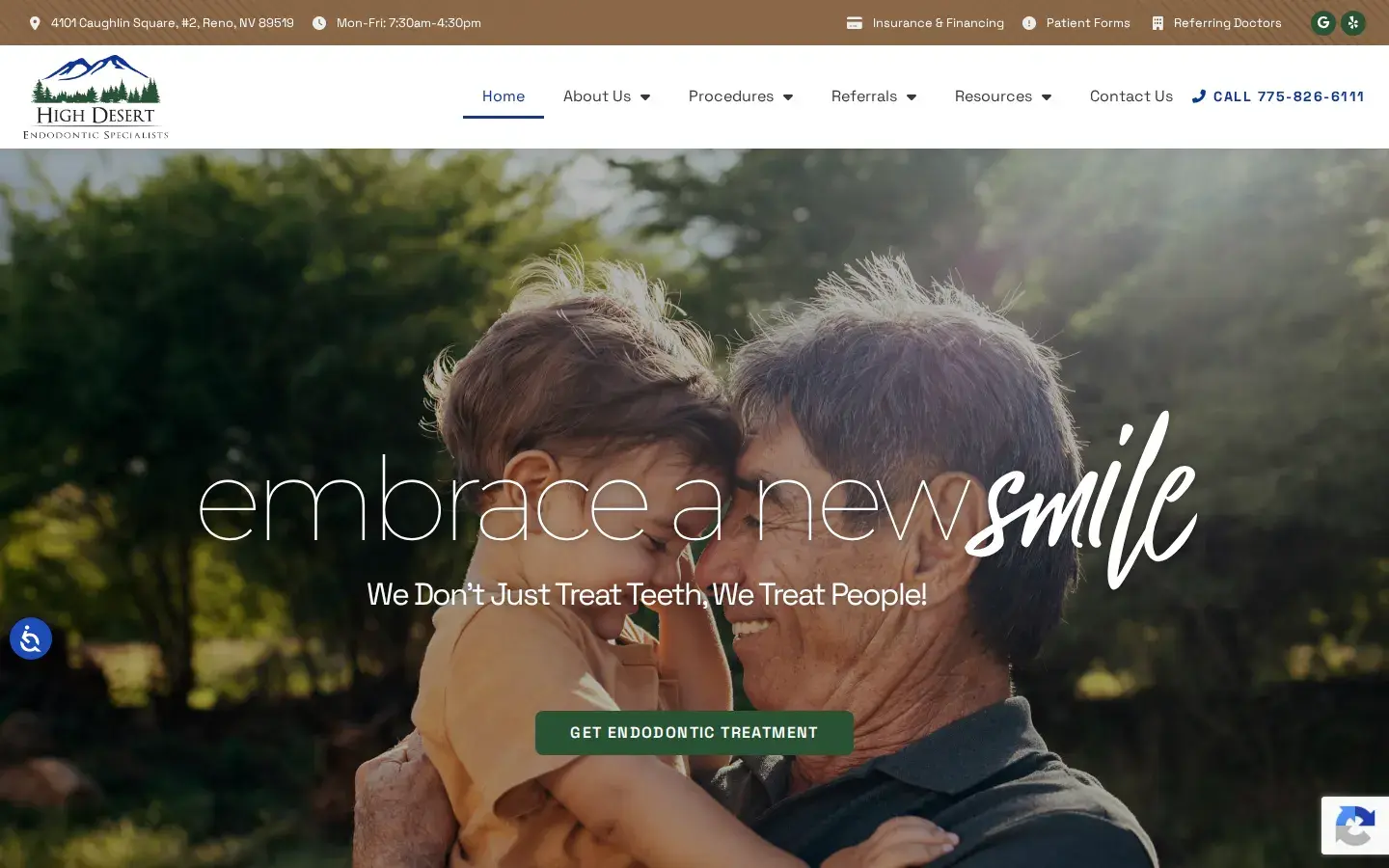 Homepage preview of High Desert Endodontics