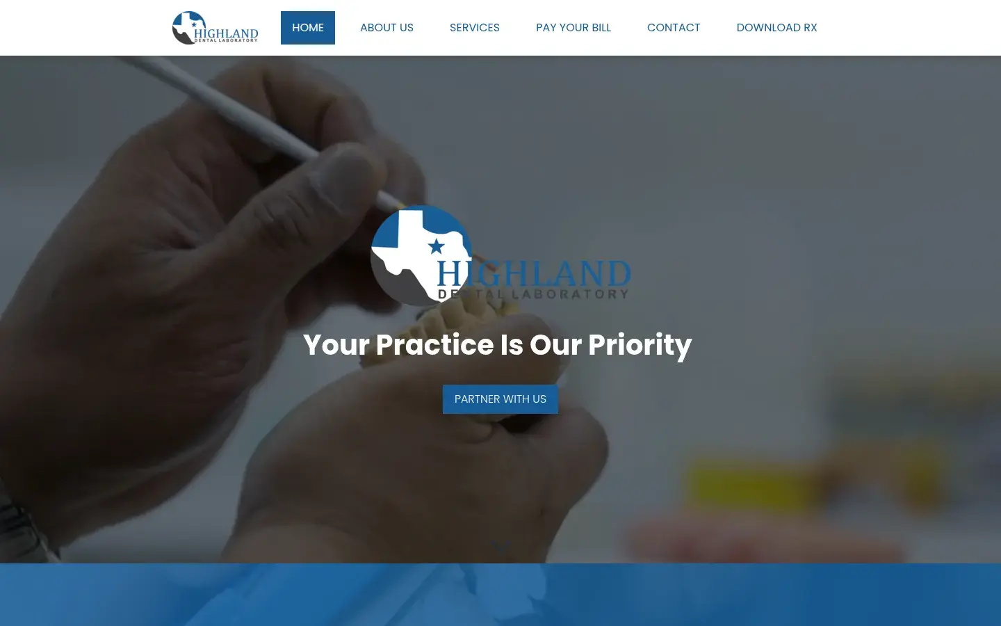 Homepage preview of Highland Dental Laboratory LLC