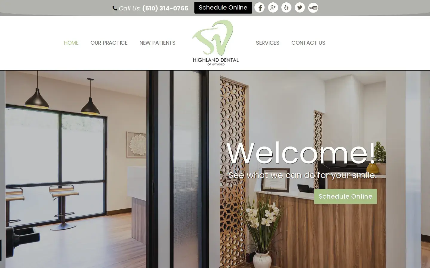 Homepage preview of Highland Dental of Hayward