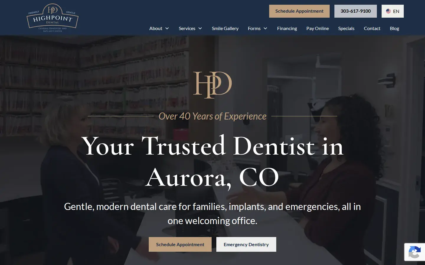 Homepage preview of Highpoint Dental Care