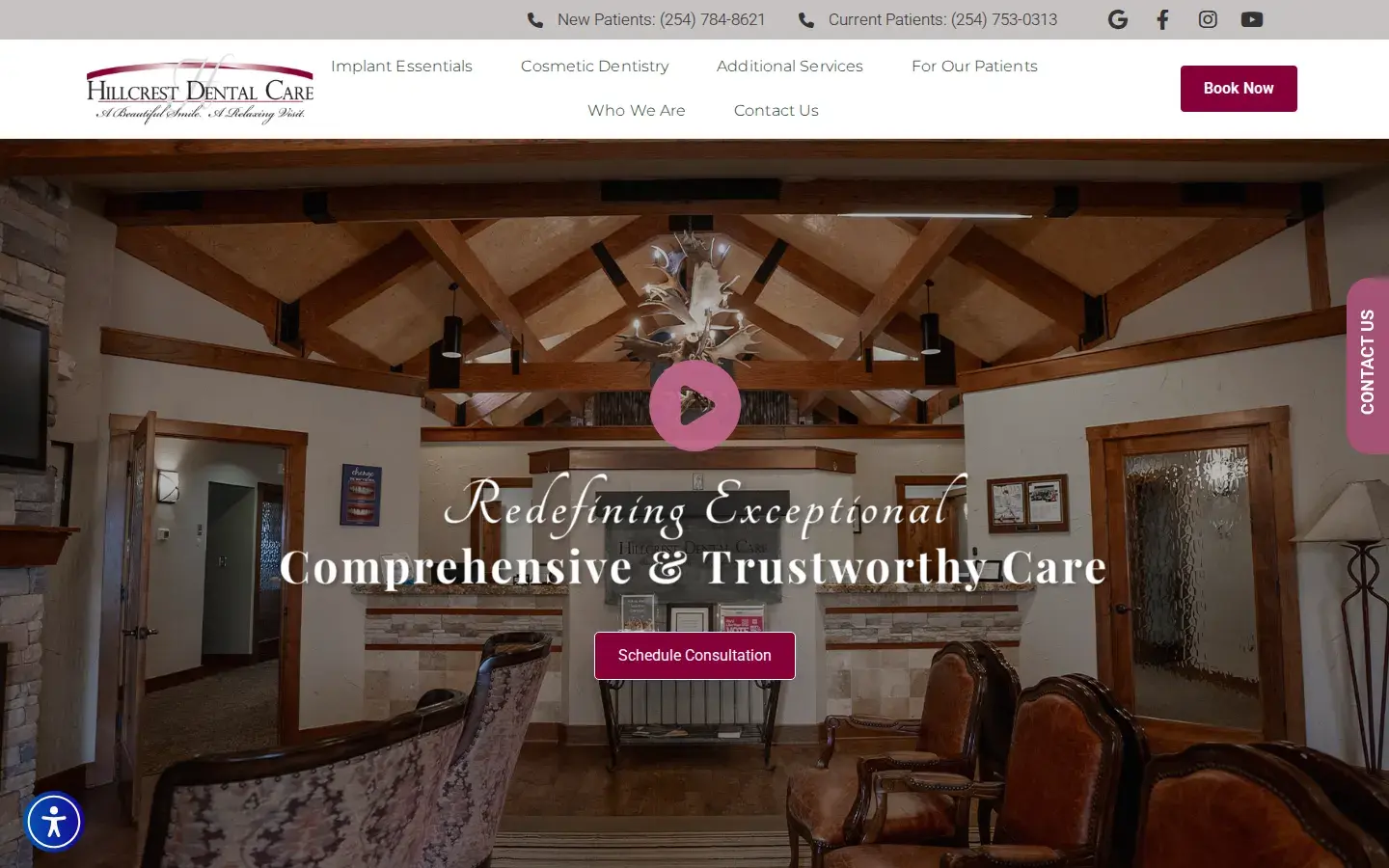 Homepage preview of Hillcrest Dental Care