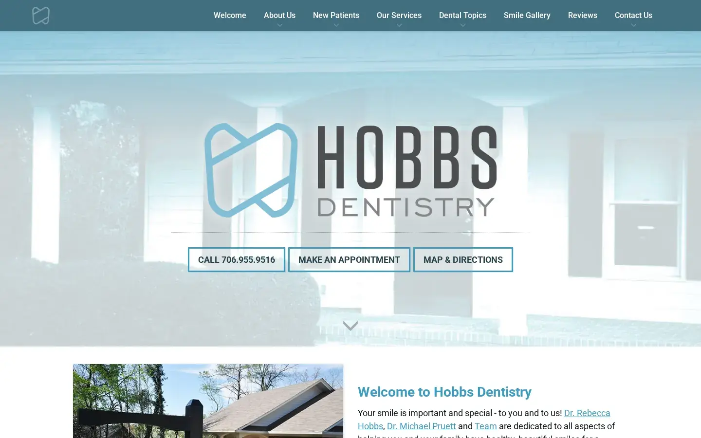 Homepage preview of Hobbs Dentistry
