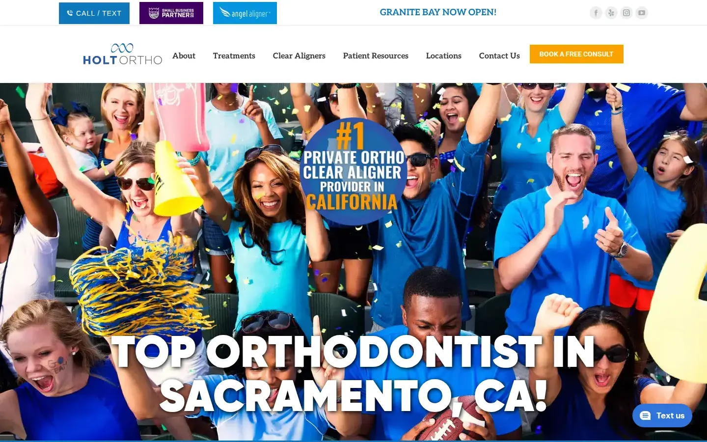 Homepage preview of Holt Orthodontics