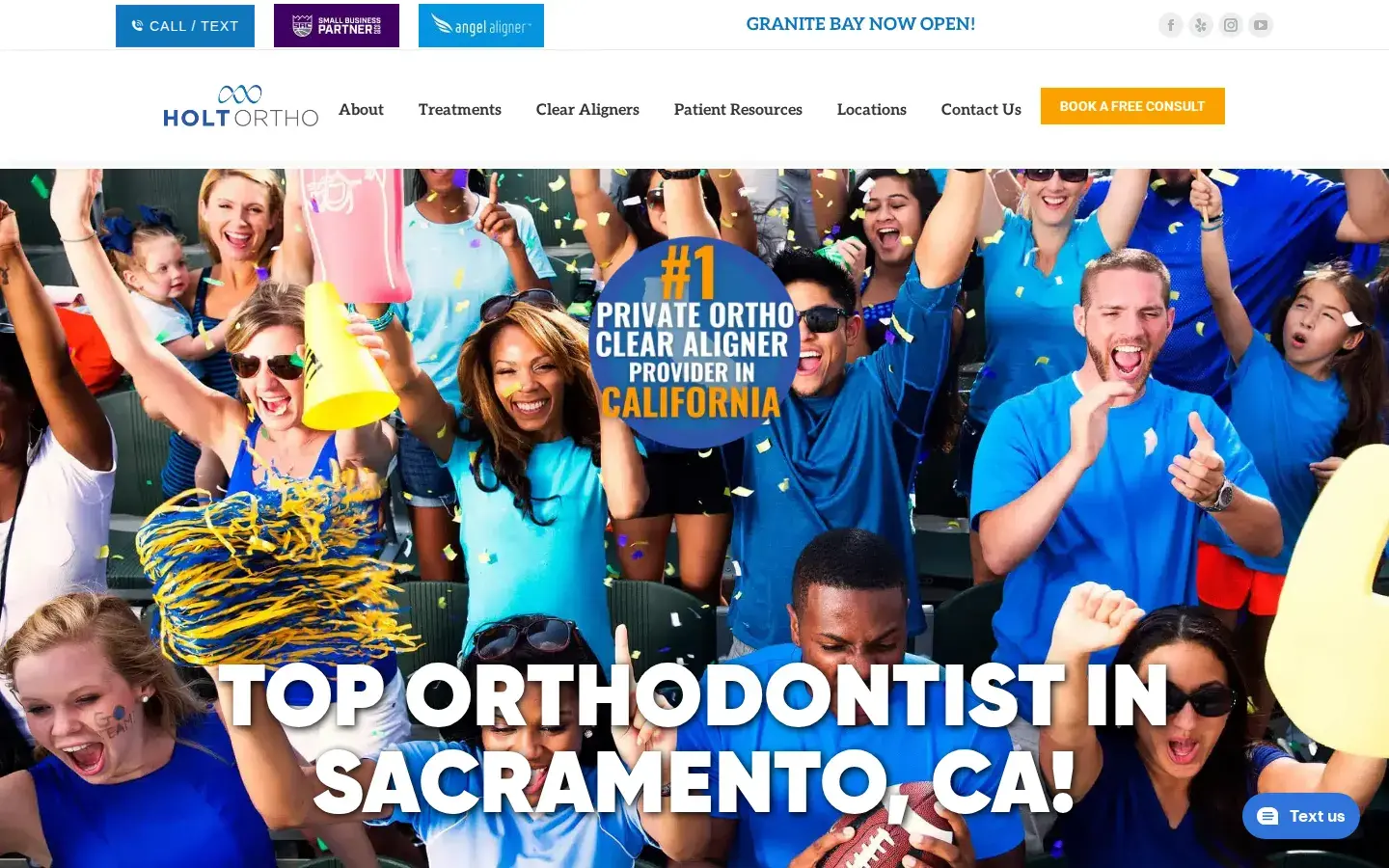Homepage preview of Holt Orthodontics