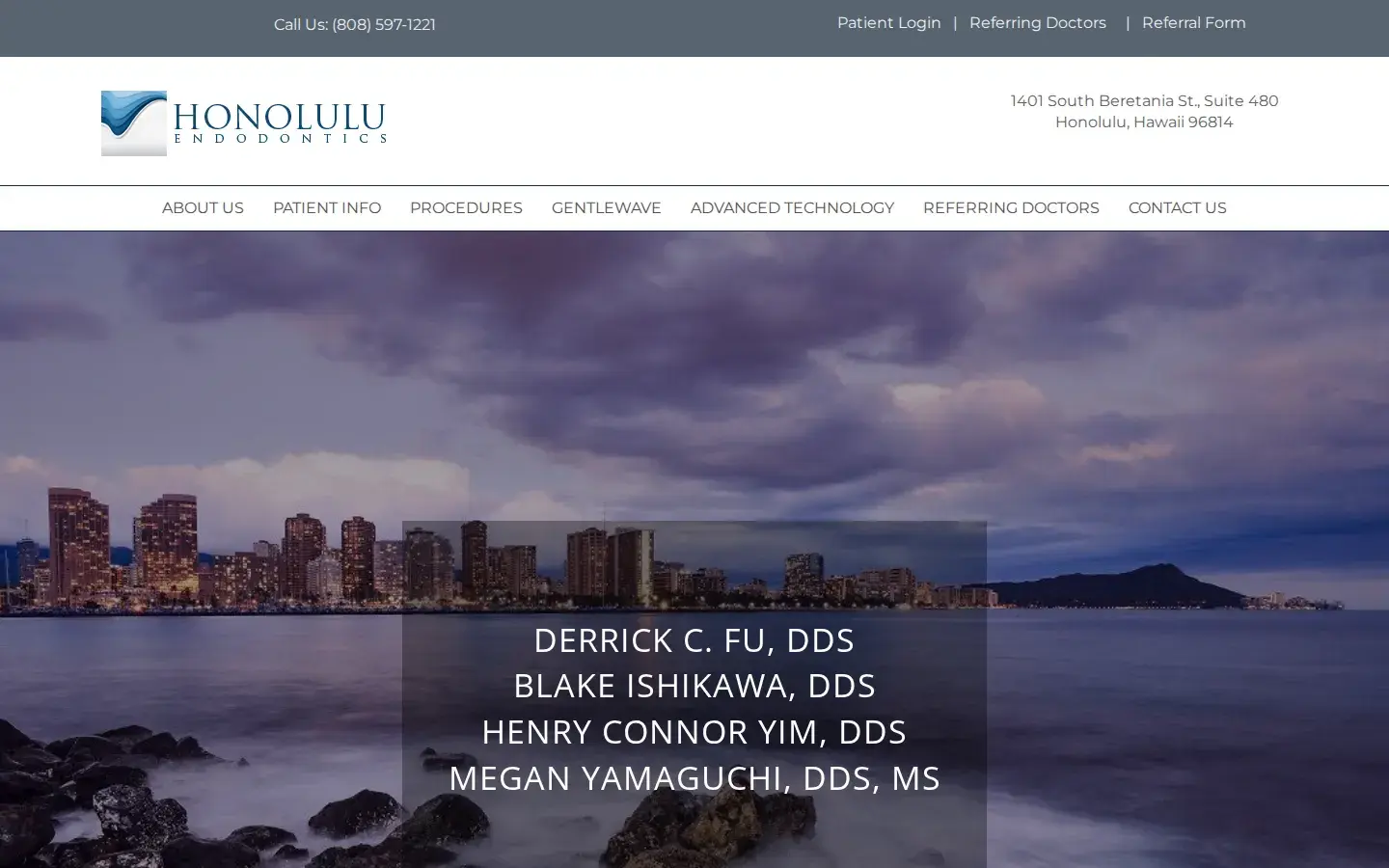 Homepage preview of Honolulu Endodontics, Inc.