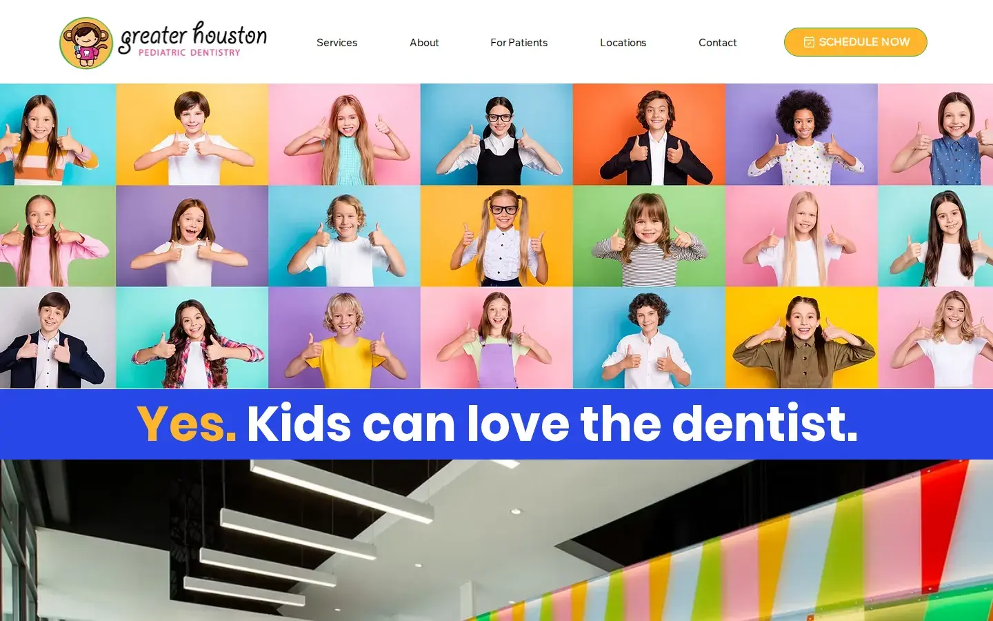 Homepage preview of Houston Pediatric Dental Specialists