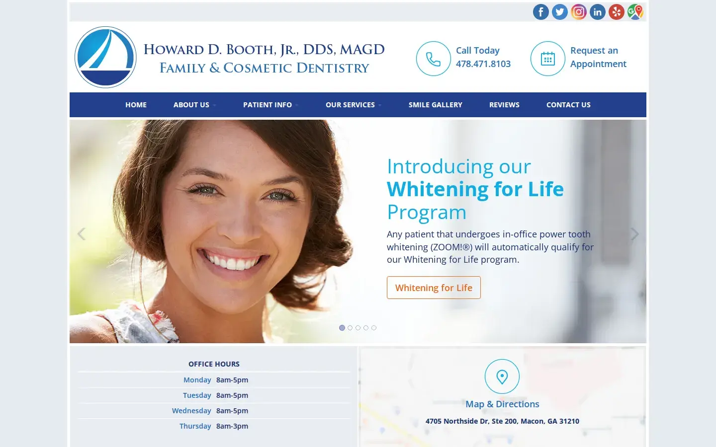 Homepage preview of Howard D. Booth Jr., DDS MAGD