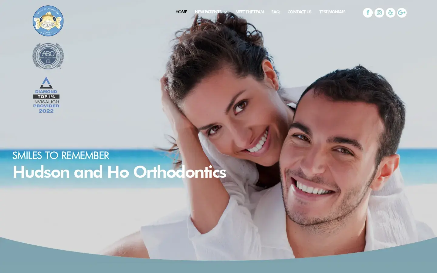 Homepage preview of Hudson and Ho Orthodontics