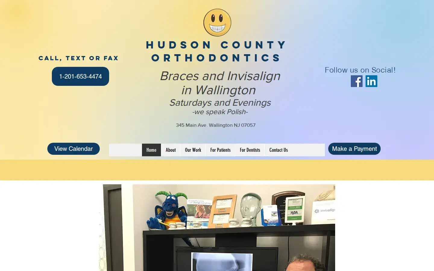 Homepage preview of Hudson County Orthodontics