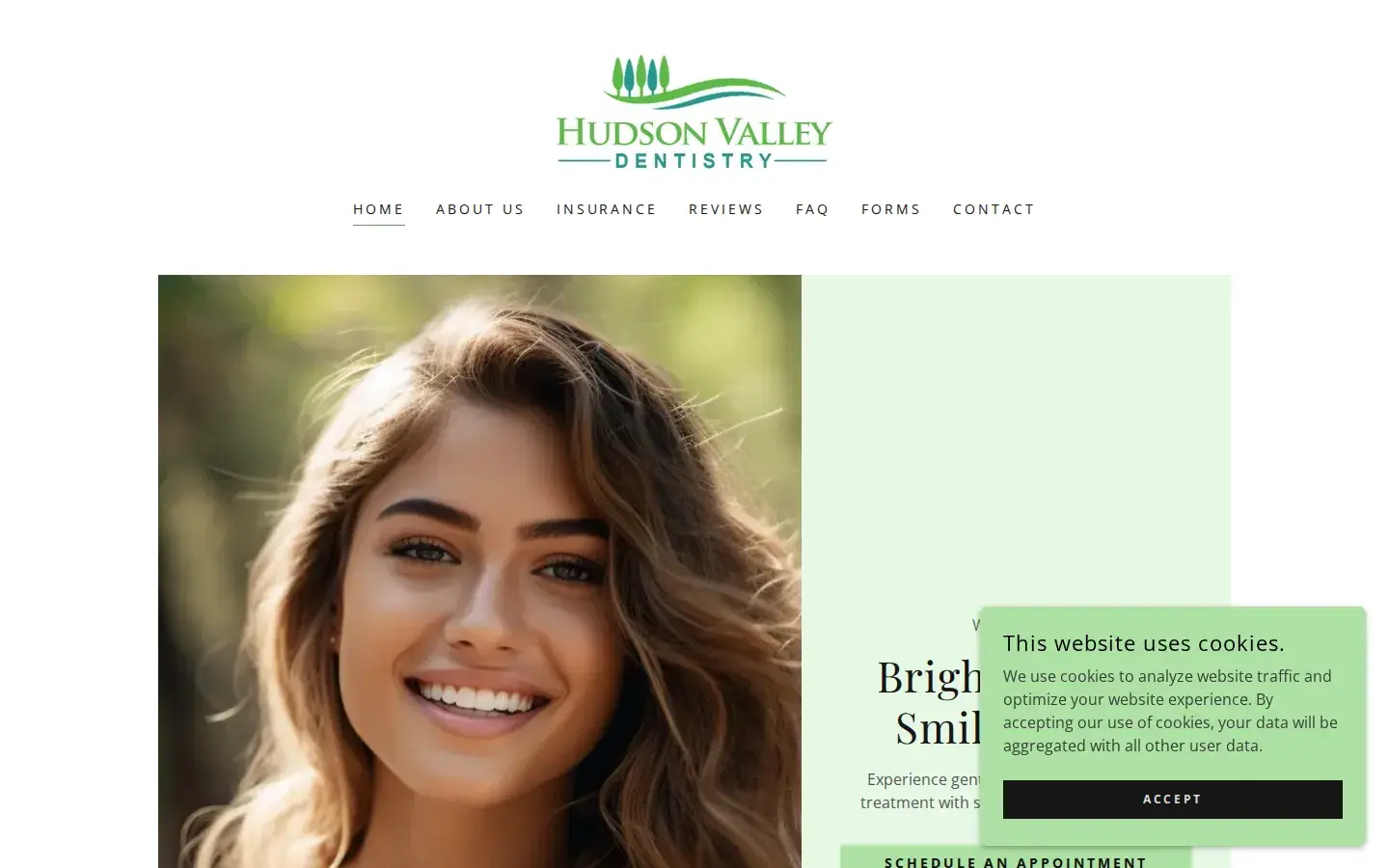 Homepage preview of Hudson Valley Dentistry