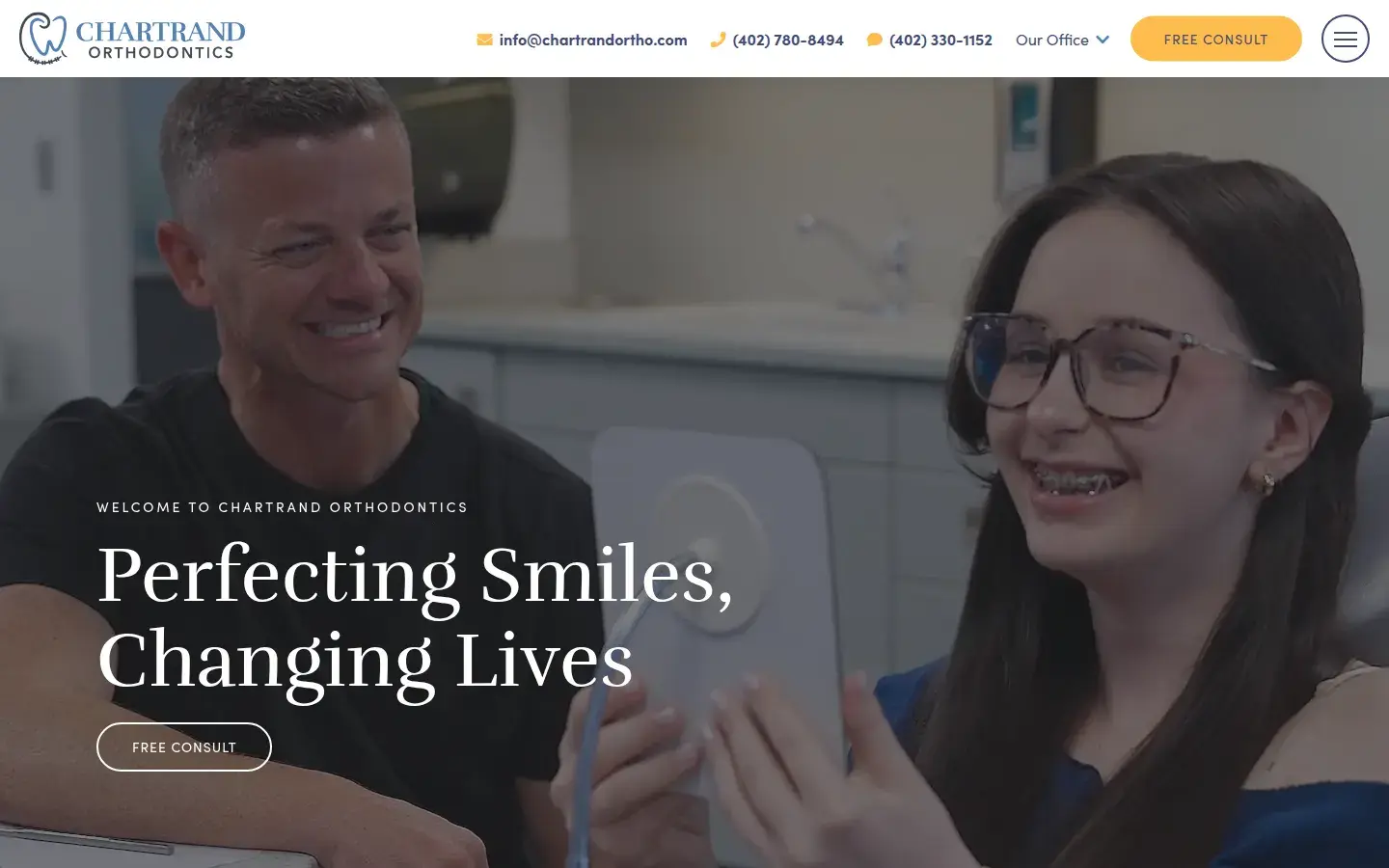 Homepage preview of Igel Orthodontics