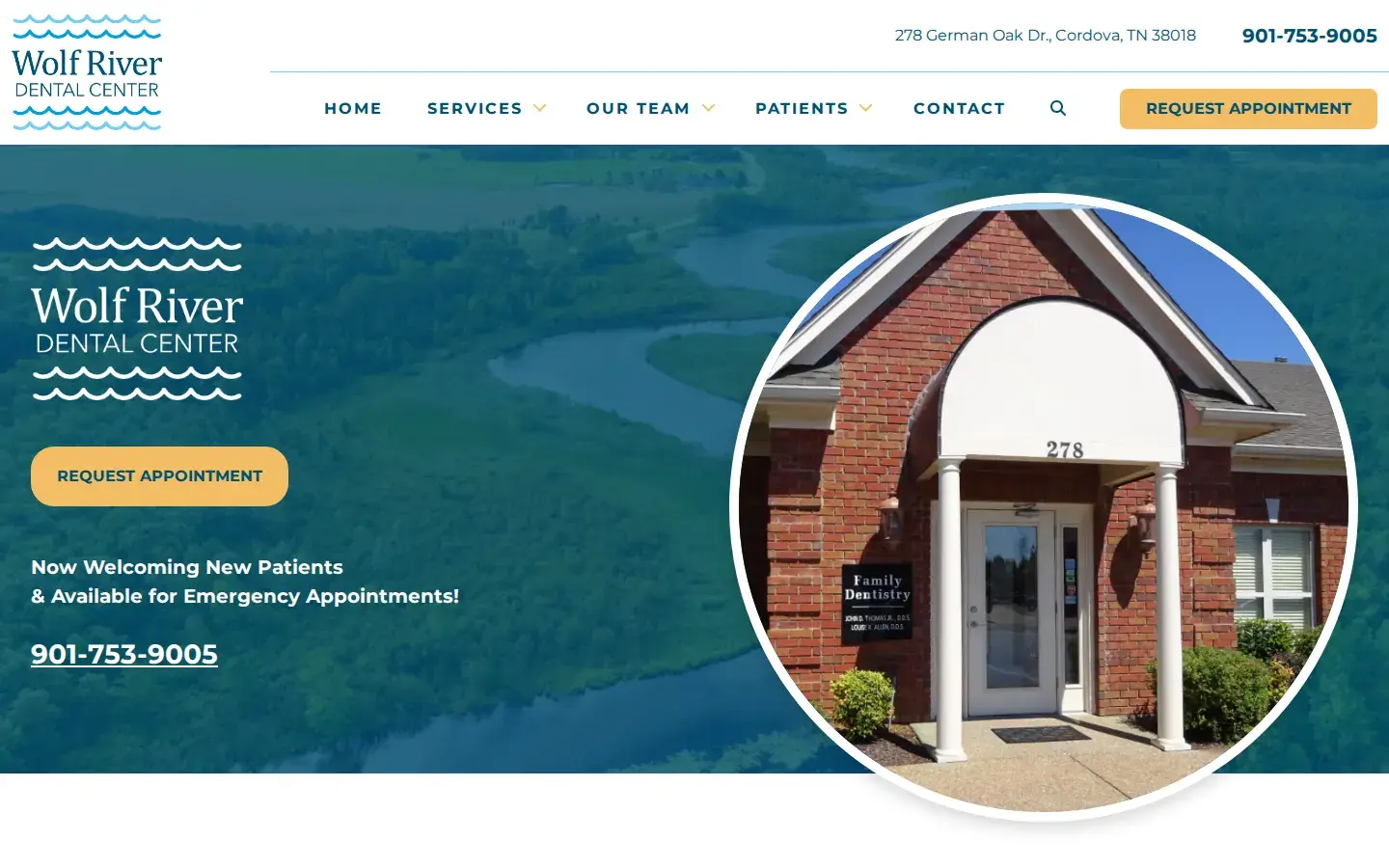 Homepage preview of Implant and Family Dentistry: Timothy J. Hacker, DDS
