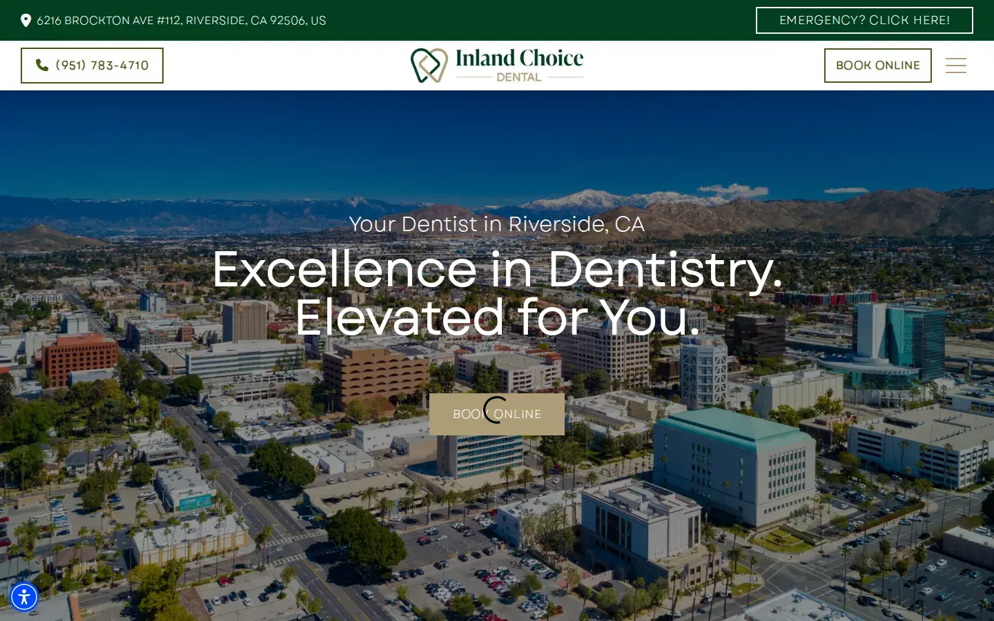 Homepage preview of Inland Choice Dental - Riverside Dentist
